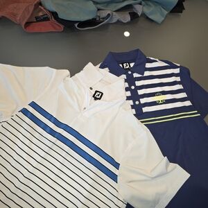 Mens medium Polo Style Golf Shirts Footjoy, Callaway, Oakley, Under Armour